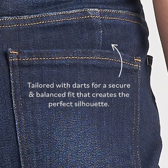 Universal Standard Joni High Rise Curve Jeans in Midnight Blue - Sz12 fits 14-16 - Picture 4 of 9